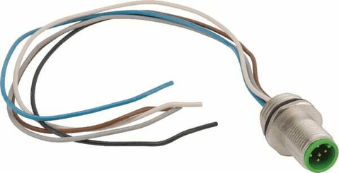 Pièces agricoles - Electricité - Connecteur à brides, M12, 5 pôles