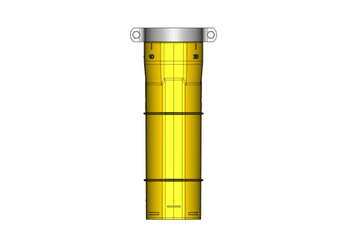 Materiels - Accessoires 0Kg-5Kg - PROTECTION JAUNE POTEAU TREFLE D.140MM COMPLETE