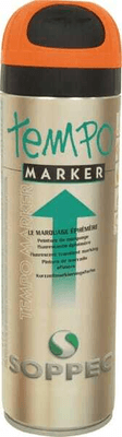 Chimie - Chimie divers - Peinture de marquage fluorescente Orange 500ml