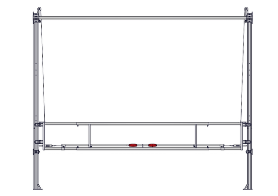 Accessoires et options matériel  - Matériel d'élevage - autre - SEPARATION DE LOGETTE RELEVABLE EN 3.40M/4.60M