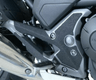 Adhésif anti-frottement R&G RACING platines repose-pieds noir 4 pièces Honda NC700S/700X/750S/750X