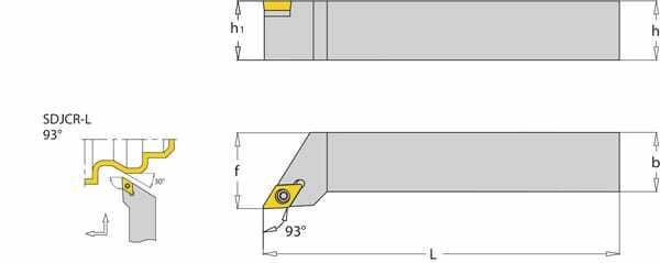Outils - Outils divers - Porte-plaquette dr. SDJCR 93°