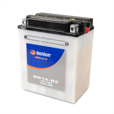 Pièces Quad & Motos - Electrique - Batterie TECNIUM conventionnelle avec pack acide - BB14-B2