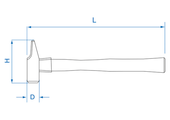 Outils - Outils divers - Marteau rivoir manche tri-matière 26mm - 300g