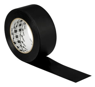 Chimie - Chimie divers - Ruban adhésif en toile, Vinyle, noir, 50mmx50M
