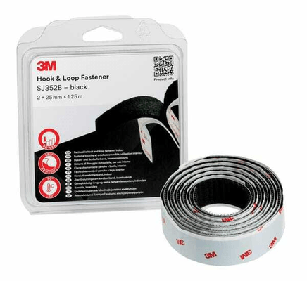 Chimie - Chimie divers - SJ352Bbk Système de fermeture Velcro 25 mm x 1,25 m IPC