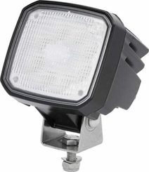 Pièces agricoles - Eclairage - Phare de travail LED, 4000 lm, rectangulaire 12-24 V, blanc, 115 x 85,5 x 132,5 Deutsch plug, 8 LED, Hella