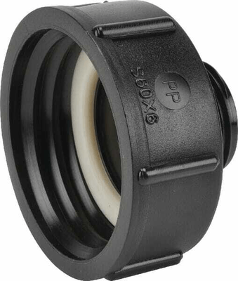 Pièces agricoles - Hydraulique - Adaptateur IBC m/f S60x6 - 1"