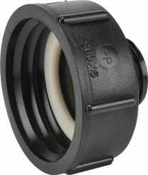 Pièces agricoles - Hydraulique - Adaptateur IBC m/f S60x6 - 1"