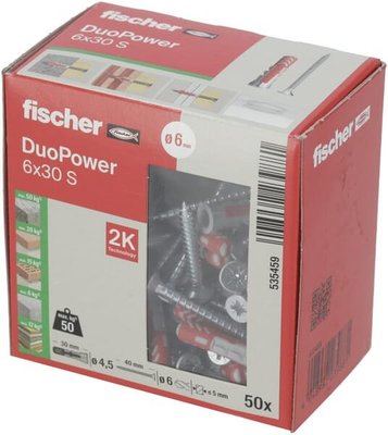 Pièces agricoles - Fasteners - Prise Duopower 6x30 S 50pcs