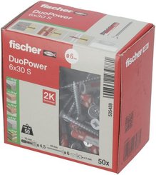 Pièces agricoles - Fasteners - Prise Duopower 6x30 S 50pcs