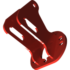 Pièces agricoles - Pièce divers - support verin soudé -peint-