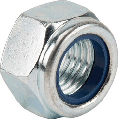 Pièces agricoles - Fasteners - Écrou de blocage hexagonal DIN985 M24x2,00 acier zingué |8| Kramp
