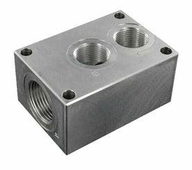 Pièces agricoles - Hydraulique - Bloc de retour 2x3/4" 1x1"