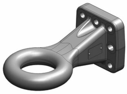 Pièces agricoles - Tracteur pièce adaptable - Oeillet de remorquage diamètre 90mm 110x100 DIN GOST