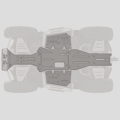 Accessoires et options matériel  - Quad - KIT PROTECTION DE CHASSIS ALU