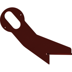 Pièces agricoles - Pièce divers - porte-engrenage soudé peint