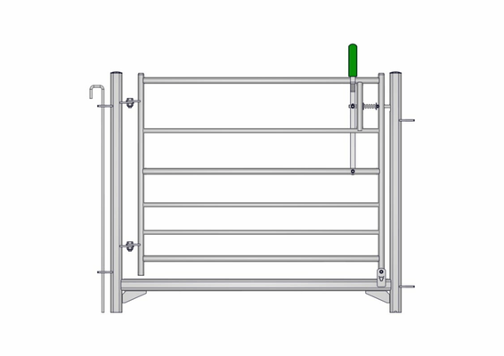 Materiels - Accessoires 100Kg-200Kg - PACK DE 6 PASSAGES ADAPTABLE OVIN 7 LISSES H.1M L.1.25M
