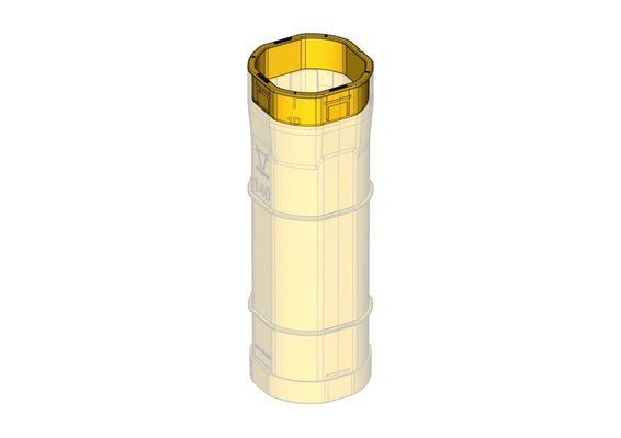 Materiels - Accessoires 0Kg-5Kg - COLLERETTE DE FOURREAU TREFLE JAUNE D.140MM