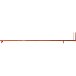 Pièces agricoles - Pièce divers - Arbre de commande 3.50m -peint-