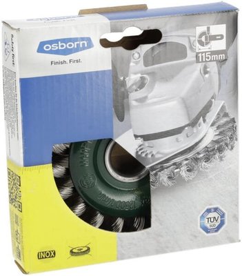 Outils - Outils divers - Brosse métallique en acier inoxydable 115 mm