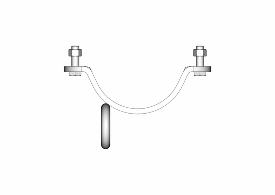 Materiels - Accessoires 0Kg-5Kg - DEMI BRIDE RONDE STANDARD SIMPLE SV D.140MM
