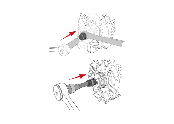 Outils - Outils divers - Coffret d'outils pour alternateur