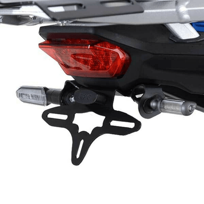 Pièces Quad & Motos - Equipement véhicule - Support de plaque R&G RACING noir Honda CRF110L Africa Twin