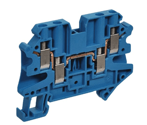 Pièces agricoles - Electricité - Bloc jonct. 2 niv., 30 A, bleu