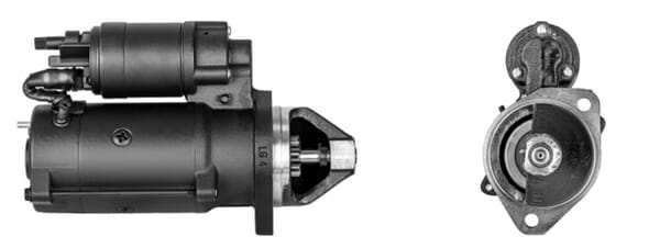 Pièces agricoles - Eclairage - Démarreur 12V 2,6kW, 9-dents CW, Mahle