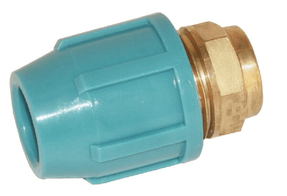 Pièces agricoles - Hydraulique - Raccord en laiton 25x22mm PE fem.