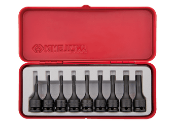 Outils - Outils divers - Coffret 3/8" douilles à chocs Torx T10 à T50 9 pcs