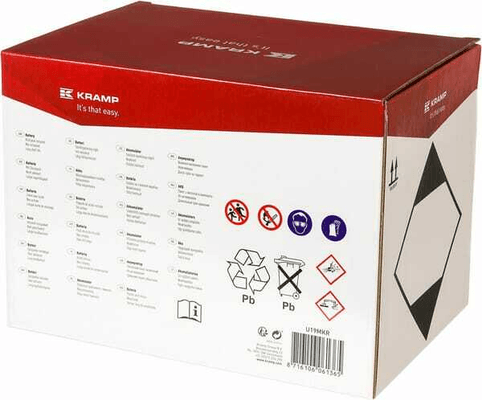 Pièces agricoles - Eclairage - Batterie U1 12V 24Ah 220A Kramp