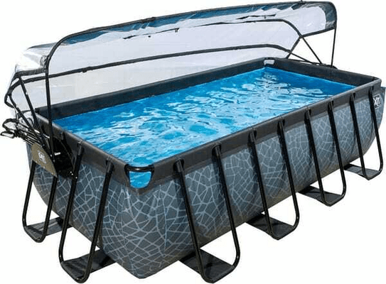 Loisirs - Jouets - Piscine hors-sol 4x2x1 m pierre