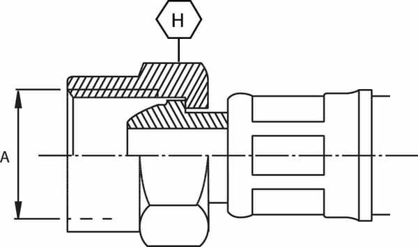 Pièces agricoles - Hydraulique - Raccord M16