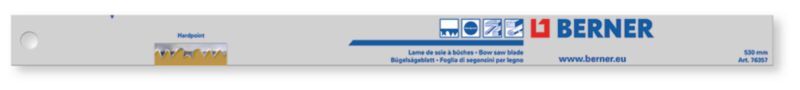 Electroportatif - Electroportatif divers et accessoires - LAME POUR SCIE BUCHE 530MM