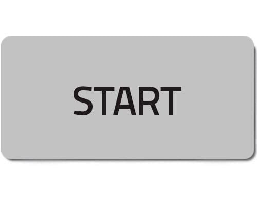 Pièces agricoles - Electricité - Autocollant "START"