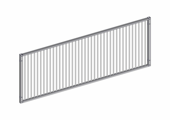 Accessoires et options matériel  - Matériel d'élevage - autre - GRILLE HAUTE DE BOX BARREAUDEE L.3M