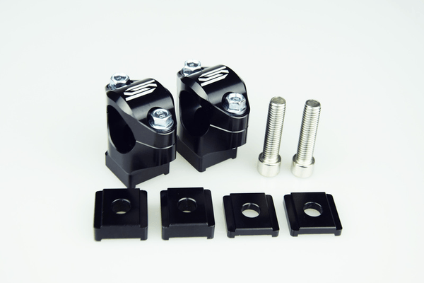 Pièces Quad & Motos - Equipement véhicule - Pontets de guidon SCAR Ø28.6mm +35 à 50mm pour té de fourche origine KTM/HVA/BETA/SHERCO