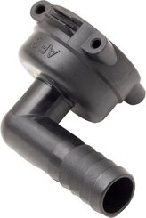 Pièces agricoles - Pièce Pulvérisateur - Raccord à fourche, femelle 90° AF3, embout de tuyau 16 mm