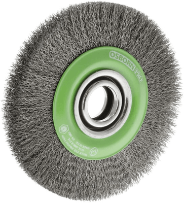 Outils - Outils divers - Brosse métallique ronde 178x23 mm en acier inoxydable