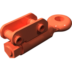 Pièces agricoles - Pièce divers - Oeil de remorquage 50-peint-