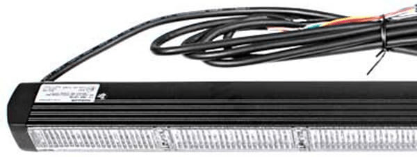 Pièces agricoles - Eclairage - Barre lumineuse, 12/24 V, ambre, boulonnée, 1059x32x53 mm, Multiflash, 10 x 6 LED, Kramp