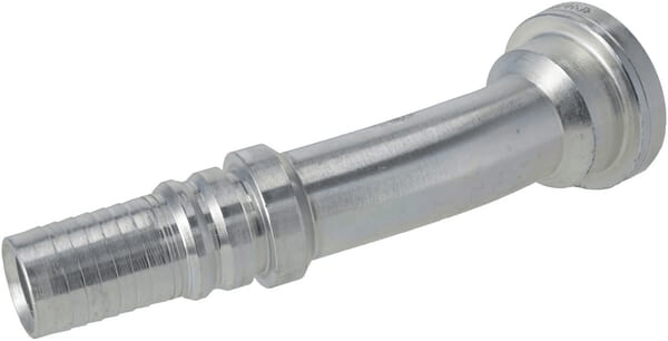 Pièces agricoles - Hydraulique - Raccord à sertir 4SH-DN25avec bride ø47,6 mm 22,5°