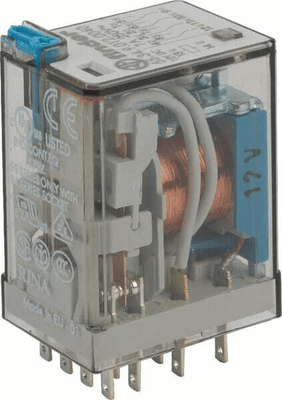 Pièces agricoles - Electricité - Relais Finder 4 W 7 A 12 VDC