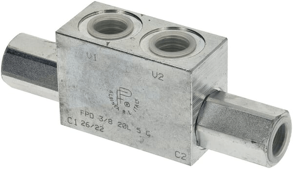 Pièces agricoles - Hydraulique - Clapet anti-retour pilote FPD 3/8 20L 5 G