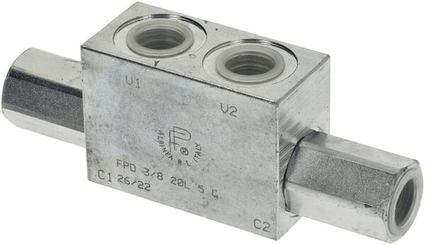 Pièces agricoles - Hydraulique - Clapet anti-retour pilote FPD 3/8 20L 5 G