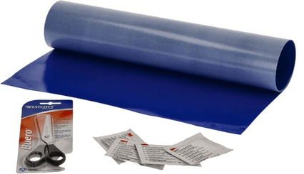 Pièces agricoles - Pièce divers - Kit de réparation de bâche Bleu 400x1000 mm