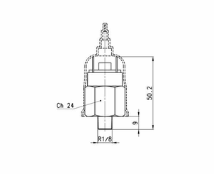 Pièces agricoles - Pièce pneumatique - Contacteur manometrique