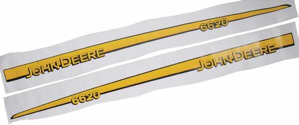 Pièces agricoles - Tracteur pièce adaptable - Autocollants "John Deere 6620"